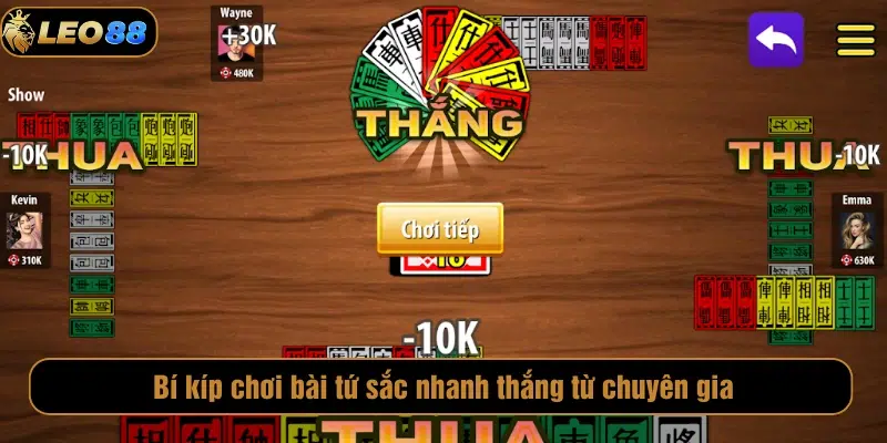 Bài Tứ Sắc LEO88 – Siêu Phẩm Cá Cược Nhất Định Phải Thử Bí kíp chơi bài tứ sắc nhanh thắng từ chuyên gia