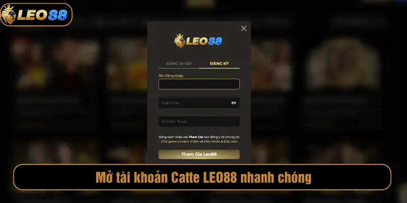 Catte LEO88 – Luật Chơi Chuẩn, Trải Nghiệm Đỉnh Cao Mở tài khoản Catte LEO88 nhanh chóng