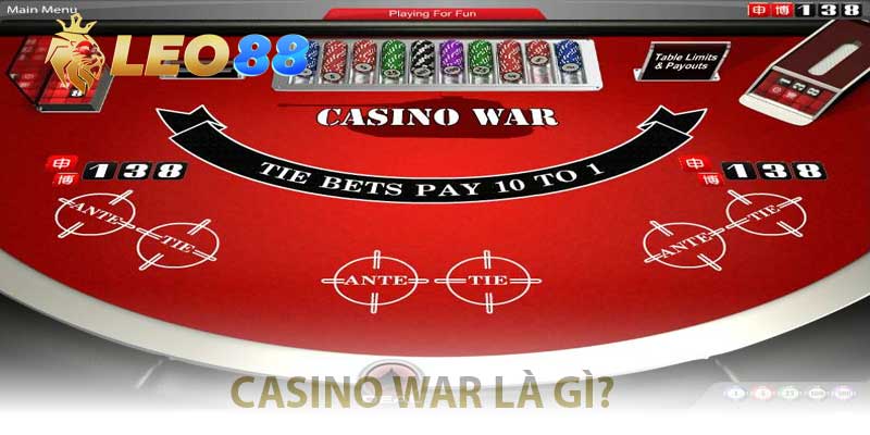 Casino War – Lên Bài Là Chiến, Thắng Đậm Ngay Lượt Đầu! casino war là gì?